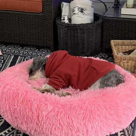 Round Long Hairy Autumn And Winter Nest Pad Cat Mattress