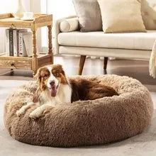 Round Long Hairy Autumn And Winter Nest Pad Cat Mattress