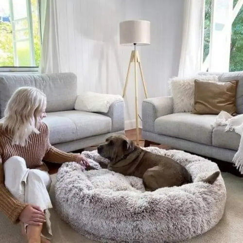 Round Long Hairy Autumn And Winter Nest Pad Cat Mattress