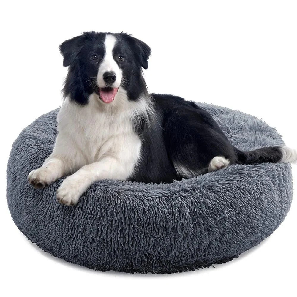 Round Long Hairy Autumn And Winter Nest Pad Cat Mattress